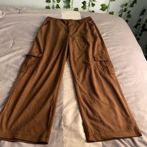 Shein brown wide leg pants.